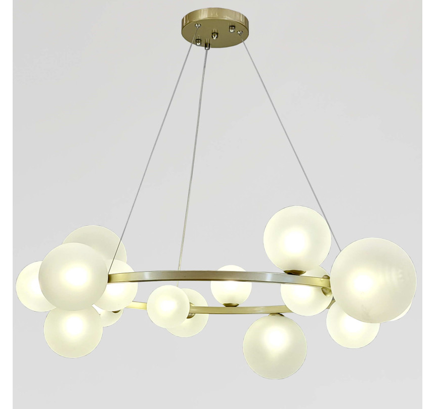 Люстра № P488/15B GD+WH