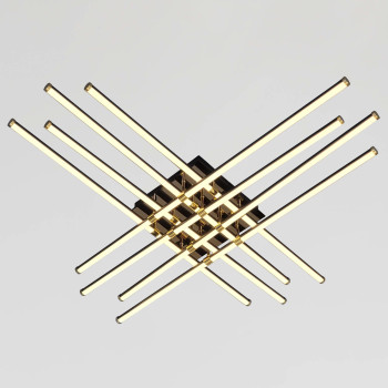 Люстра № W182/8-1000 BK+GD