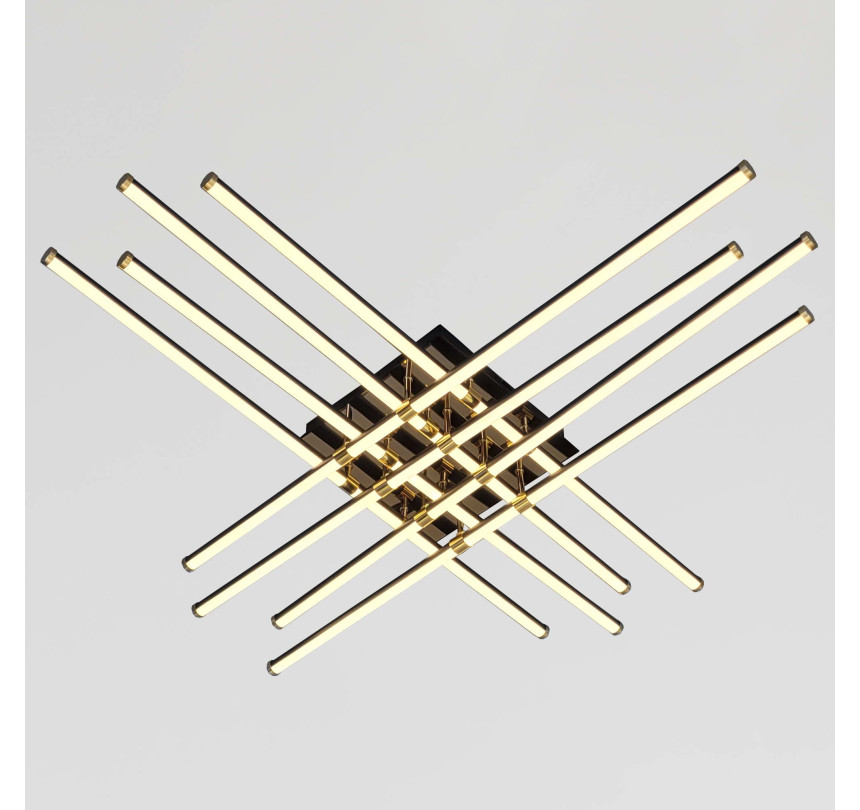 Люстра № W182/8-1000 BK+GD