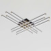 Люстра № W182/8-1000 BK+GD