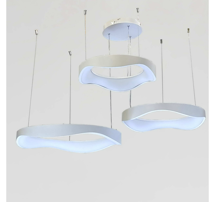 Люстра № 2460/42+52+62WH