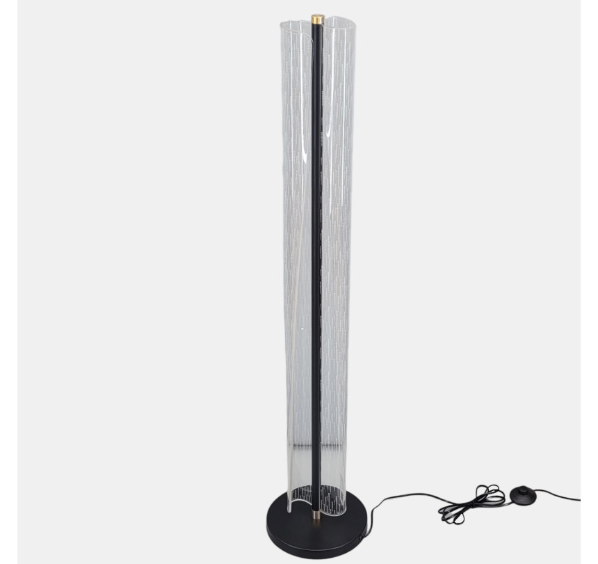 Торшер № T105F BK+GD
